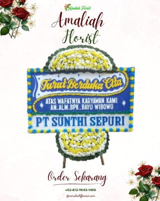 Papan Bunga Duka di Babelan