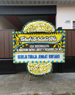 Papan Bunga Duka di Babelan
